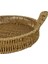 Dekoratif Dayanıklı Çok Amaçlı Rattan Yuvarlak Tepsi Küçük Boy (S) 3