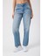 Kadın Regular Fit Mavi Jeans 1
