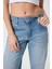 Kadın Regular Fit Mavi Jeans 2