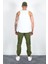 Erkek Beli Lastikli Slim Fit Paraşüt Jogger Pantolon 2