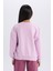 Kız Çocuk Barbie Relax Fit Bisiklet Yaka Sweatshirt D4379A824WN 6