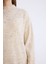 Relax Fit Yarım Balıkçı Yaka Nopeli Kumaş Triko Kazak Tunik D7487AX24WN 5