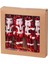 Kırmızı Parlak Nutcracker Ağaç Süsü Seti 12 cm (4 Parça) 2