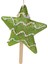 Happy Sugar Yeşil Yıldız Süs 17 cm 1