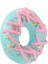 Happy Sugar Mavi, Pembe Donut Süs 15 cm 1