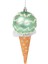 Happy Sugar Yeşil Icecream Süs 20 cm 1
