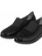 DRL7019 Siyah 4 Mevsim Gündelik Rahat Geniş Kalıp Büyük Numara Kadın Ayakkabısı 5
