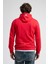 Yorker Kırmızı Sweatshirt Nakışlı Loose Fit Erkek Sweatshirt 3