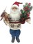 Happy Sugar Santa Oduncu Kazaklı Noel Baba 30 cm 1