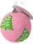 Happy Sugar Pembe Top Ağaç Süsü 8 cm 2