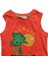 Erkek Çocuk Ikili Takım Baskılı Turuncu Atlet T-Shirt Çizg 6-9 Ay Turuncu 2
