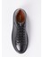 Lizbon Deri Siyah Antik Eva Hazır Taban Sneaker 3