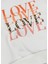 Kız Çocuk Love Baskılı Sweatshirt KT01900 4