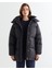 Kadın Siyah Relaxed Fit Kapüşonlu Mont 4700347.5 1
