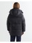 Kadın Siyah Relaxed Fit Kapüşonlu Mont 4700347.5 2