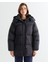Kadın Siyah Relaxed Fit Kapüşonlu Mont 4700347.5 5