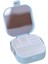 Pearl Aynalı Çanta Içi Mini Makyaj Organizer Seyahat Tipi Takı Düzenleyici Kutu (9 x 9 x 4 cm) 3