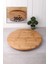Bambu Dönerli Pizza Tahtası 32cm Sunum Tepsisi 1