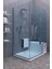Ahşap Duvara Monte Katlanabilir Metal Ayaklı Banyo Taburesi 2