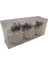 Bohem Yuvarlak Ağaç Süsü Seti 8 cm (3 Parça) 2