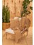 Mylasahome 4 Katlı Müslin Definite Desenli Kırlent Kılıfı 45 x 45 2