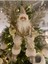 Oturan Altın Noel Baba 45 cm 1