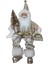 Oturan Altın Noel Baba 45 cm 2