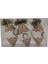Bohem Palamut Ağaç Süsü Seti 12 cm (3 Parça) 1