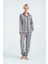 Gömlek Yakalı Pijama Takımı 4