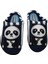 Çocuk Siyah-Beyaz Ultra Hafif Panda Desenli Ev Içi Terlik GZTRT8521537 2