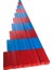 Montessori Kırmızı Mavi Çubuklar ( Büyük ) 3