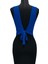Mavi Sırtı Bağlamalı Crop Top - Siyah Sırtı Açık Tango Bluz 1