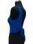 Mavi Sırtı Bağlamalı Crop Top - Siyah Sırtı Açık Tango Bluz 2