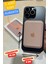 Apple iPhone Uyumlu Telefon Arkası Magsafe Silikon Cüzdan Kartlık Ios 12/13/14/15/16 Ölçüleri 10X6CM 5