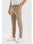 2five Erkek Mevsimlik Örme Kumaş Beli Lastikli Yarım Astarlı Taş Renk Jagger Pantolon 2