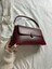 Vintage Bordo Baget Çanta 2