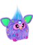 Fioletowa Furby Mor Interakti̇f Peluş Oyuncak 3