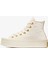 Chuck Taylor All Star Modern Lift Platform Corduroy Kadın Krem Sneaker 3