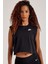 Sportswear Clup Crop Sl Tee Kadın Siyah Pamuklu Crop Tişört 4