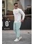 Erkek Eşofman Takımı Pamuklu Slim Fit Nakışlı Relaxed Takım 1
