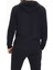 Ethab- Unisex Fermuarlı Kapşonlu Içi Polarlı Sweatshirt Siyah Cepli Model 4