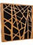 50*50CM Ahşap Difüzör Akustik Panel Walnut Desen 1