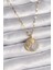 Pirinç Gold Renk Kırmızı Taşlı Mavi Mermer Desenli Küpe - TJ-BKO9514 1