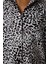 Leopar Gömlek Pantolon Çok Renkli Şortlu Pijama Takımı 3