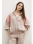 Fermuarlı Garnili Sweatshirt Bej 4