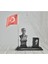 Atatürk Temalı Bayraklı Kalemlikli Özel Tasarım Biblo 2