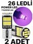 T10 LED 26 Ledli W5W Canbus Metal Ultra Power Pembe Park Plaka Tavan Ampulü 1