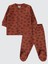 Erkek Bebek Pijama Takımı 1-6 Ay Kahve 1
