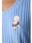Bearlerina Mavi Pantolon Pijama Takımı 4
