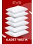 6 Adet Micro Silikon Elyaf Nonwoven Yıkanabilir Antialerjik Ev ve Hotel Yastık 50X70CM 700 gr 1